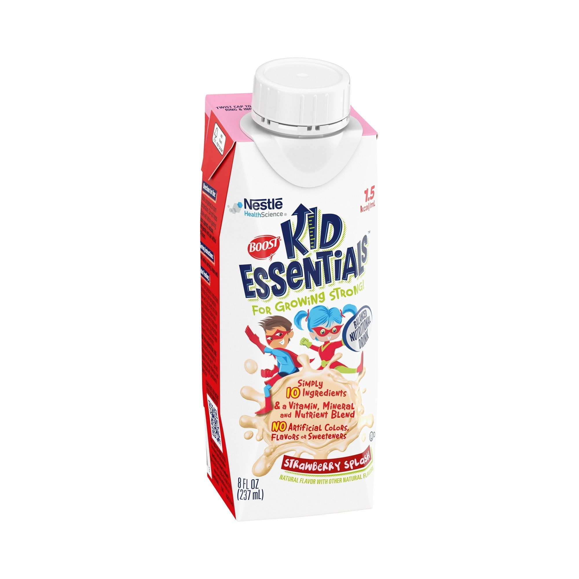 boost kid essentials 1 5 balanced nutritional drink strawberry 8 oz carton boost kid essentials 1 5 pediatric oral supplement mk1178511ea
