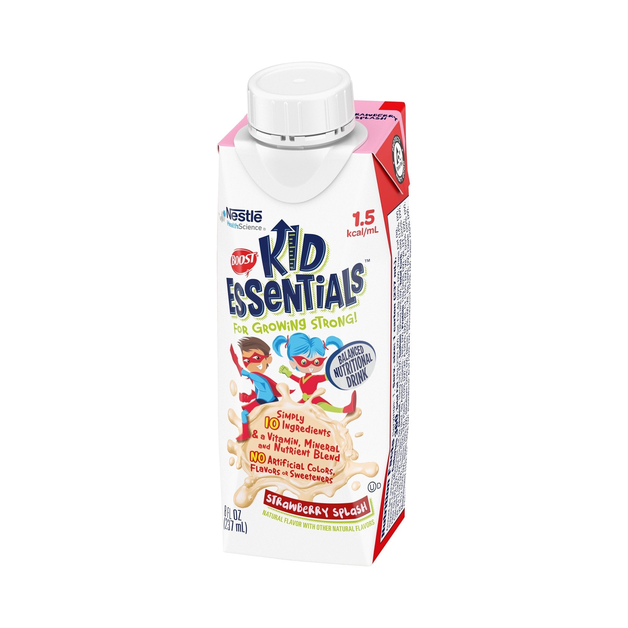 boost kid essentials 1 5 balanced nutritional drink strawberry 8 oz carton boost kid essentials 1 5 pediatric oral supplement mk1178511ea