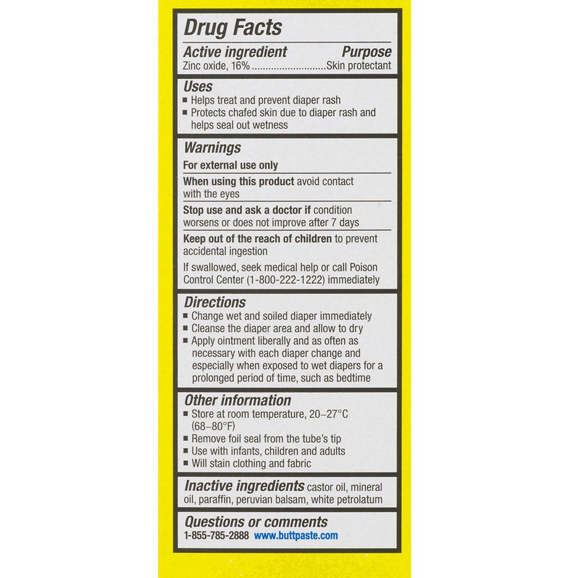 boudreauxs original butt paste diaper rash treatment 16 zinc oxide 4 oz tube boudreauxs butt paste diaper rash treatment mk637430ea