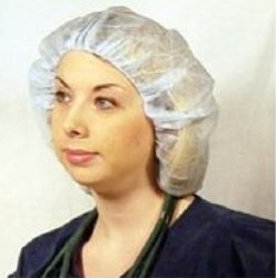 Bouffant Cap Dukal One Size Fits Most Blue Elastic Closure