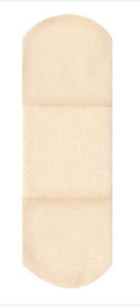 Adhesive Strip American White Cross 1 X 3 Inch Fabric Rectangle Tan Sterile