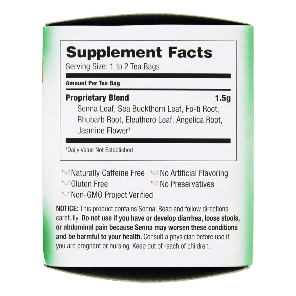 bravo teas and herbs tea colon cleansing 20 bag