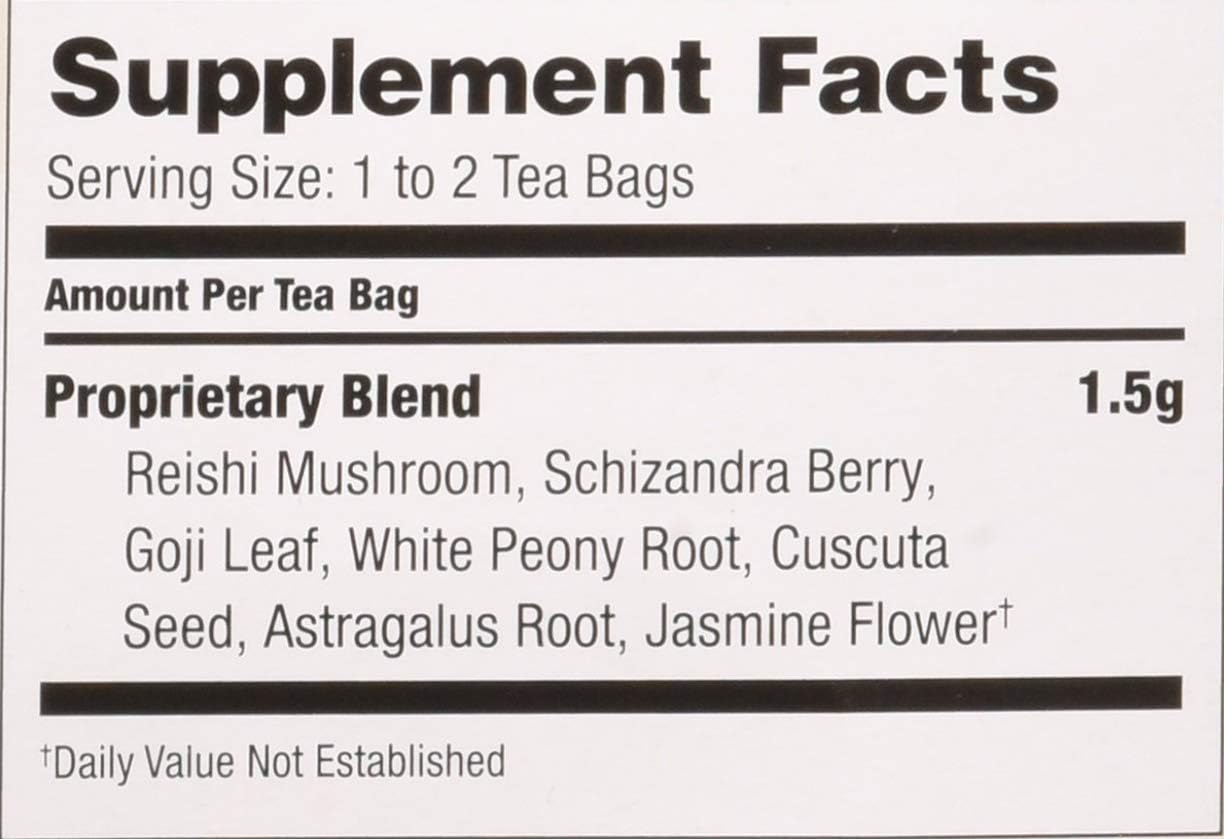 bravo teas and herbs tea reishi liver health 20 bag