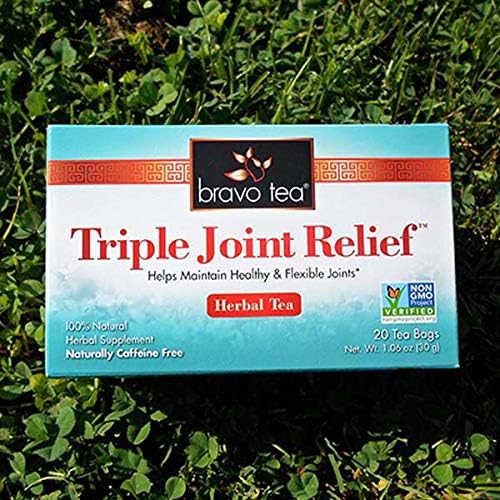 bravo teas and herbs tea triple joint reief 20 bag