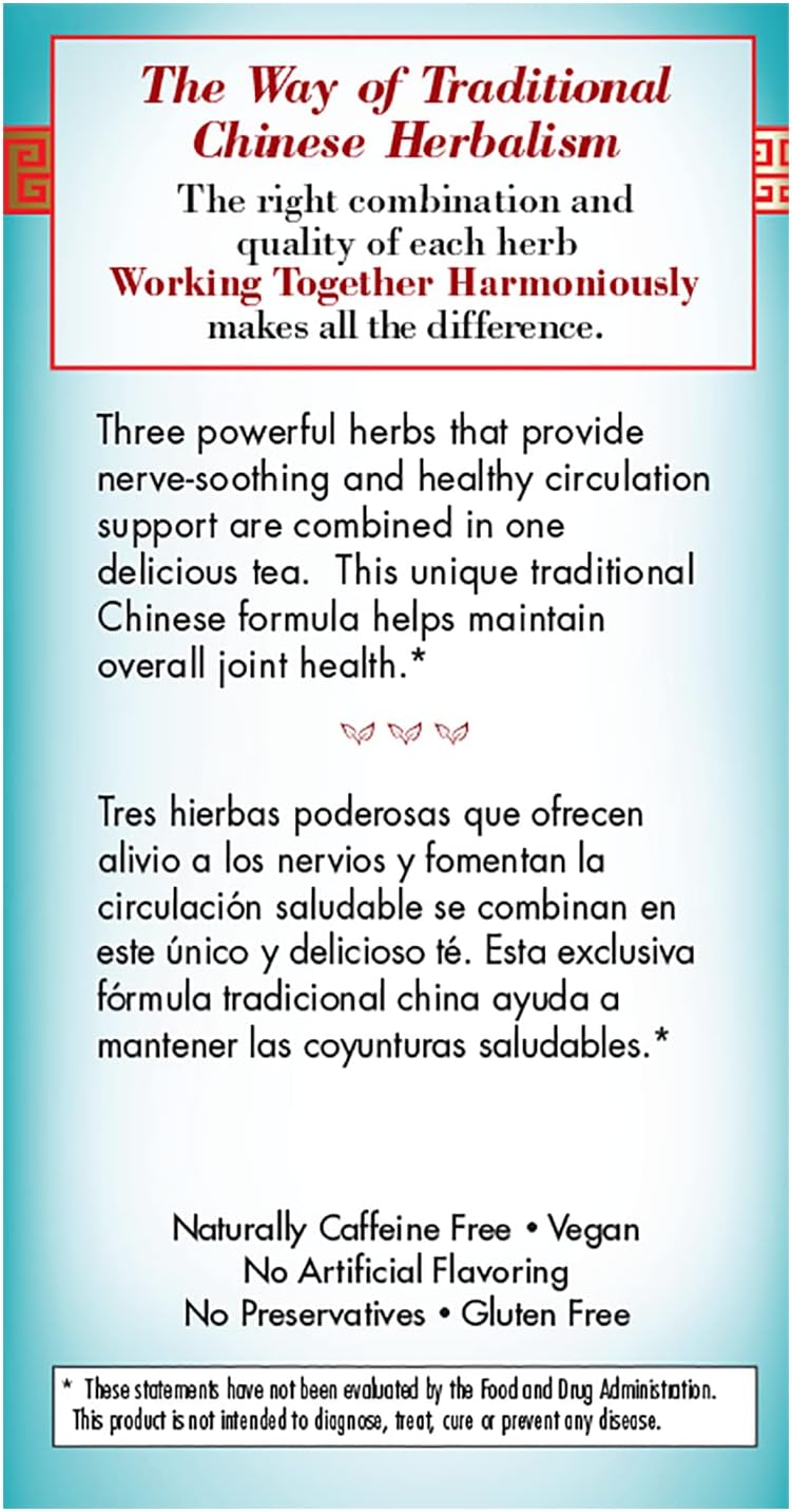 bravo teas and herbs tea triple joint reief 20 bag