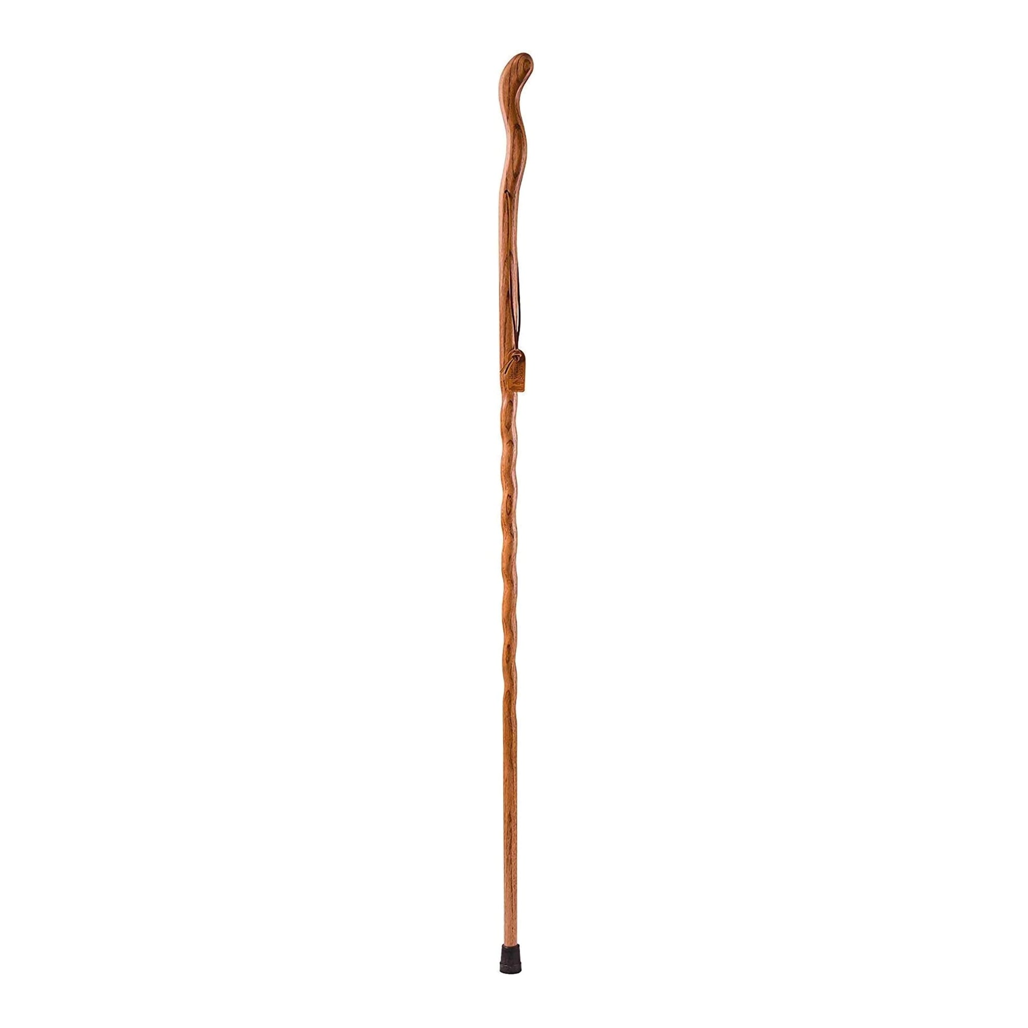 brazos twisted oak ergonomic fitness handcrafted walking stick 55 inch tan brazos twisted fitness walker walking stick mk1229040ea