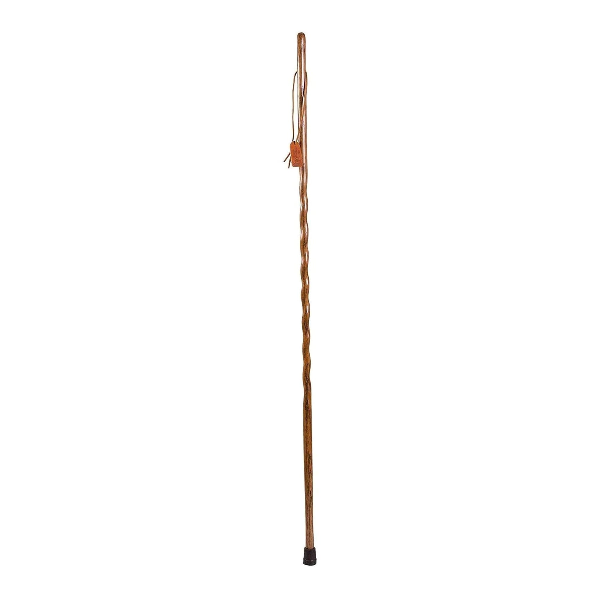 brazos twisted oak hitchhiker handcrafted walking stick 58 inch brown brazos twisted hitchhiker walking stick mk1229045ea