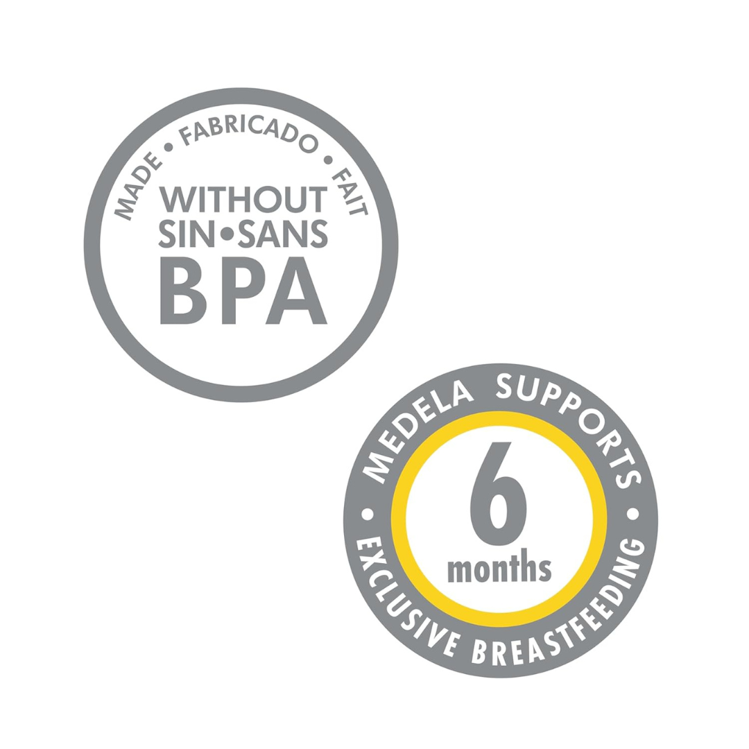 breast milk collection bottle medela 5 oz polypropylene packaging type case