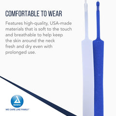 breathable foam trach tube holder 1 piece