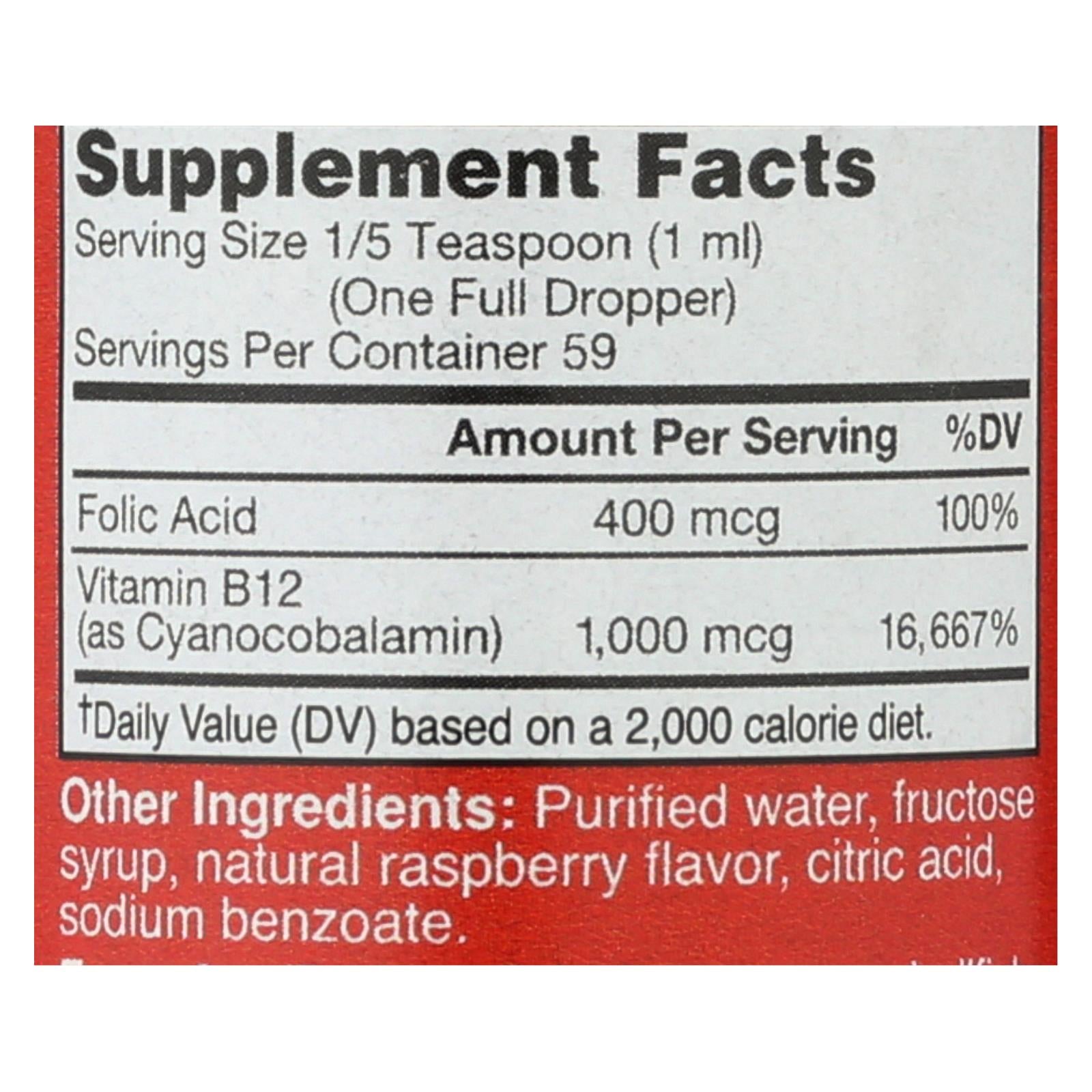 bricker labs blast b12 vitamin b12 and folic acid 2 fl oz