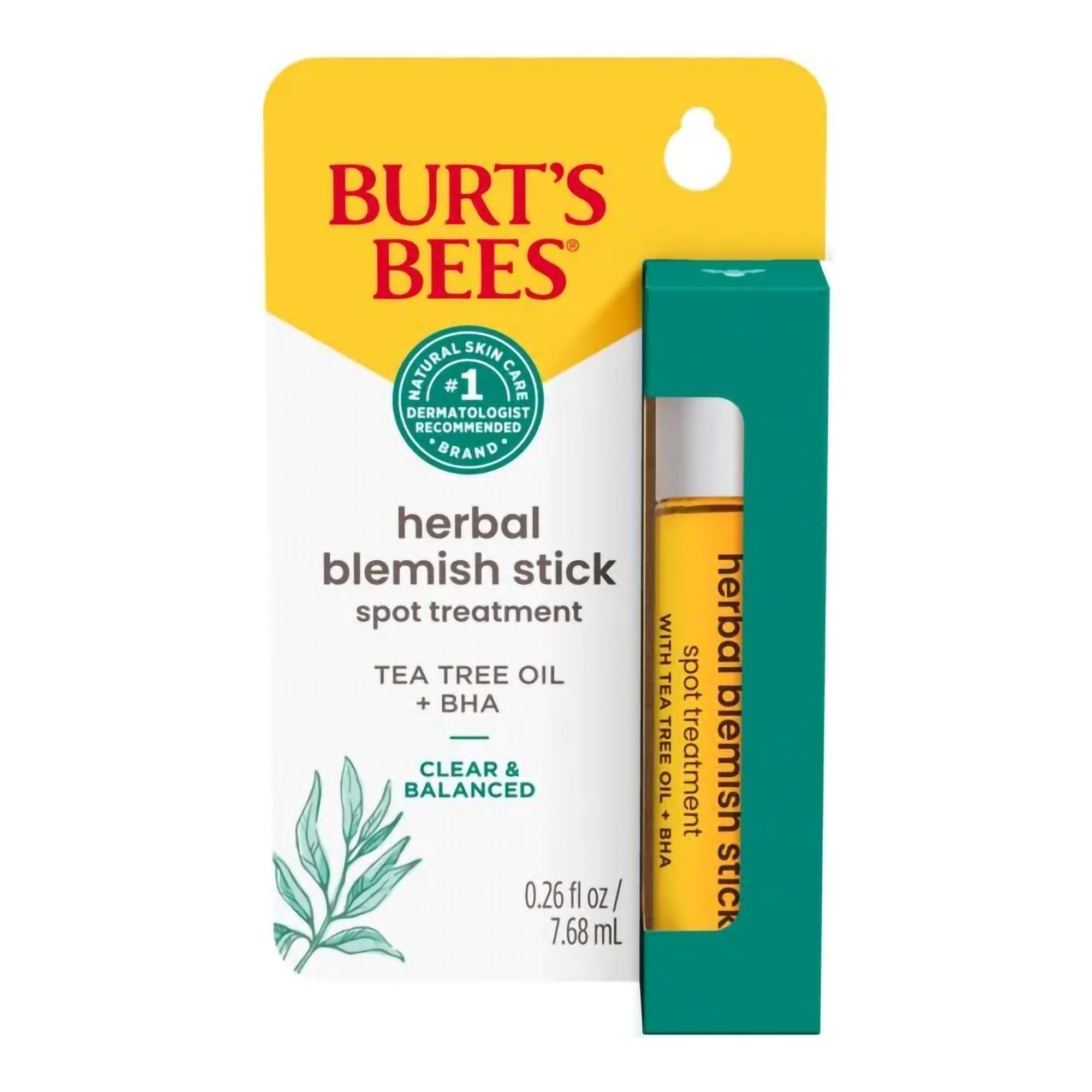 Acne Treatment Burt's Bees Herbal Complexion Stick 0.26 oz. Stick