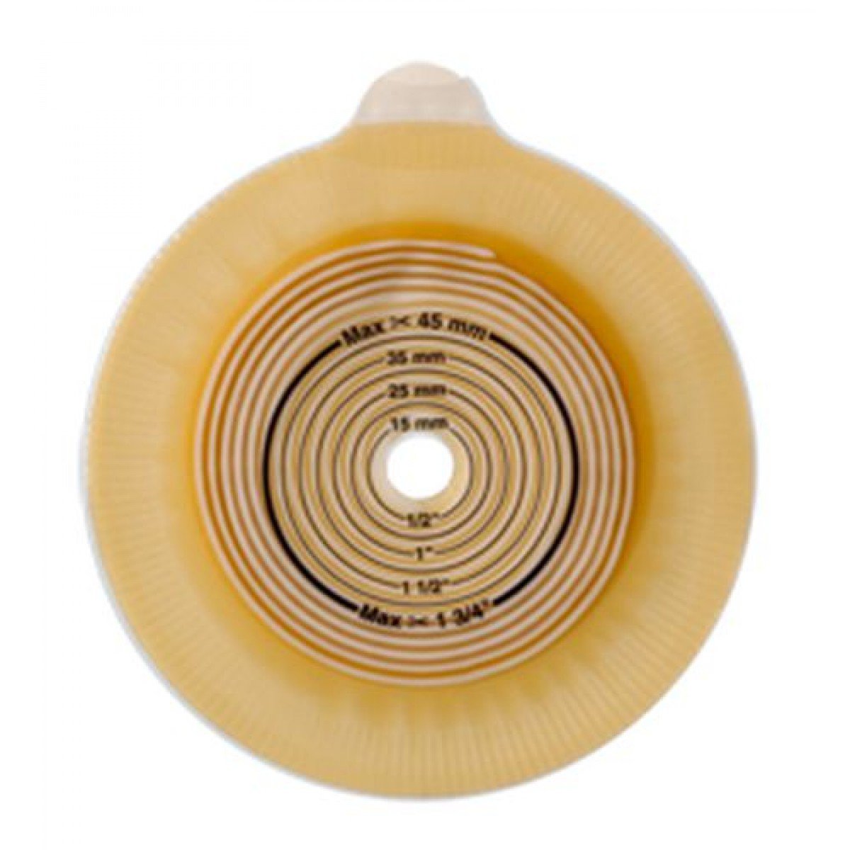 Ostomy Barrier Assura Trim to Fit, Extended Wear Pectin Based Adhesive 60 mm Flange Blue Code System Synthetic Resin 5/8 to 1 3/4 Inch Opening