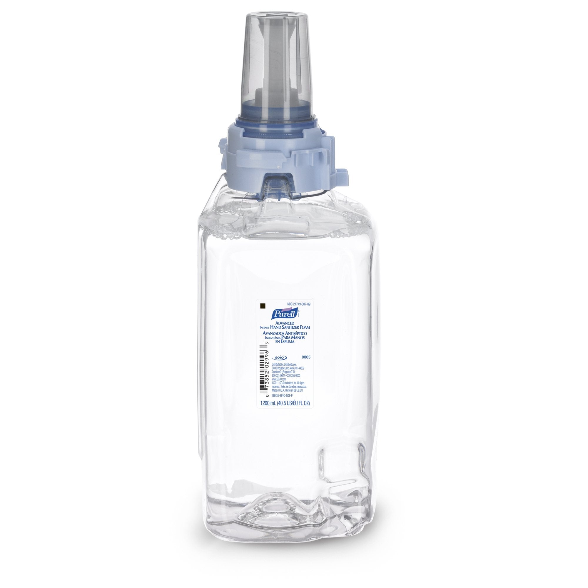 Hand Sanitizer Purell Advanced 1,200 mL Ethyl Alcohol Foaming Dispenser Refill Bottle
