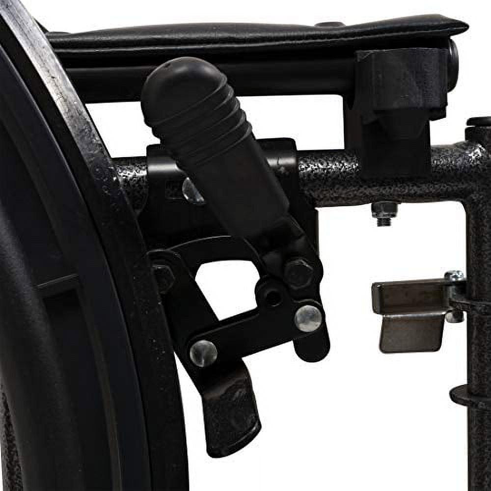 Probasics K3 Lightweight Wheelchair with Flip-up desk arms and Swing-Away Footrests ,300 lbs Weight Capacity ,20" x 16" ,WC32016DS