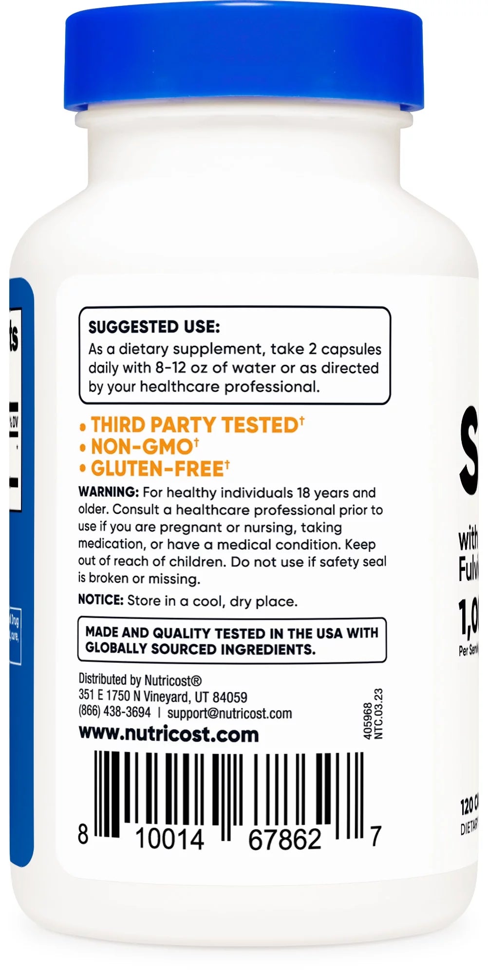Shilajit Capsules (120 Capsules, 60 Servings / 1,000 Mg Shilajit per Serving) | Shilajit Extract with Naturally Occuring Fulvic Acid   Gluten Free, Non Gmo, Vegan Friendly Dietary Supplement
