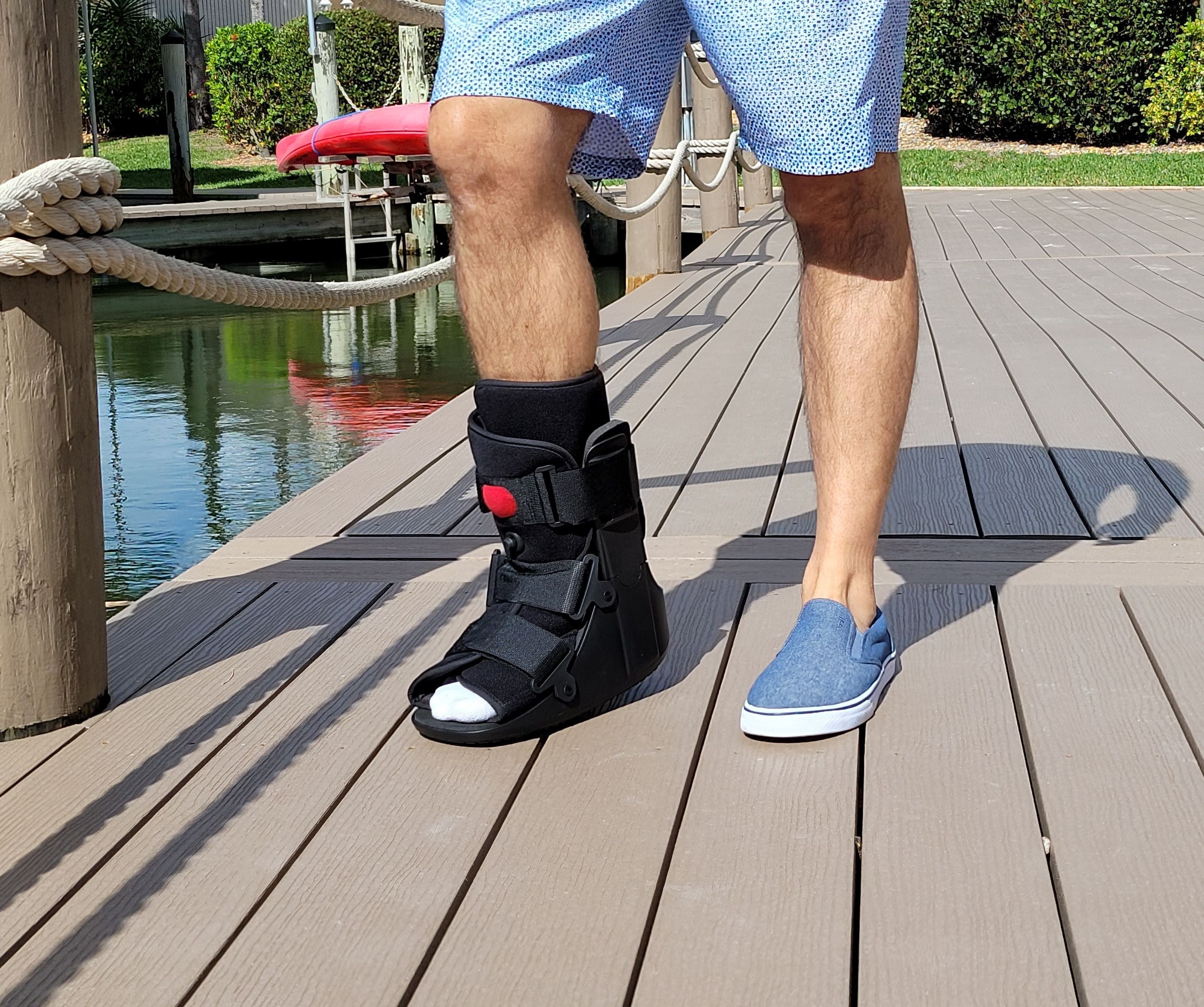 cam walker air boot small