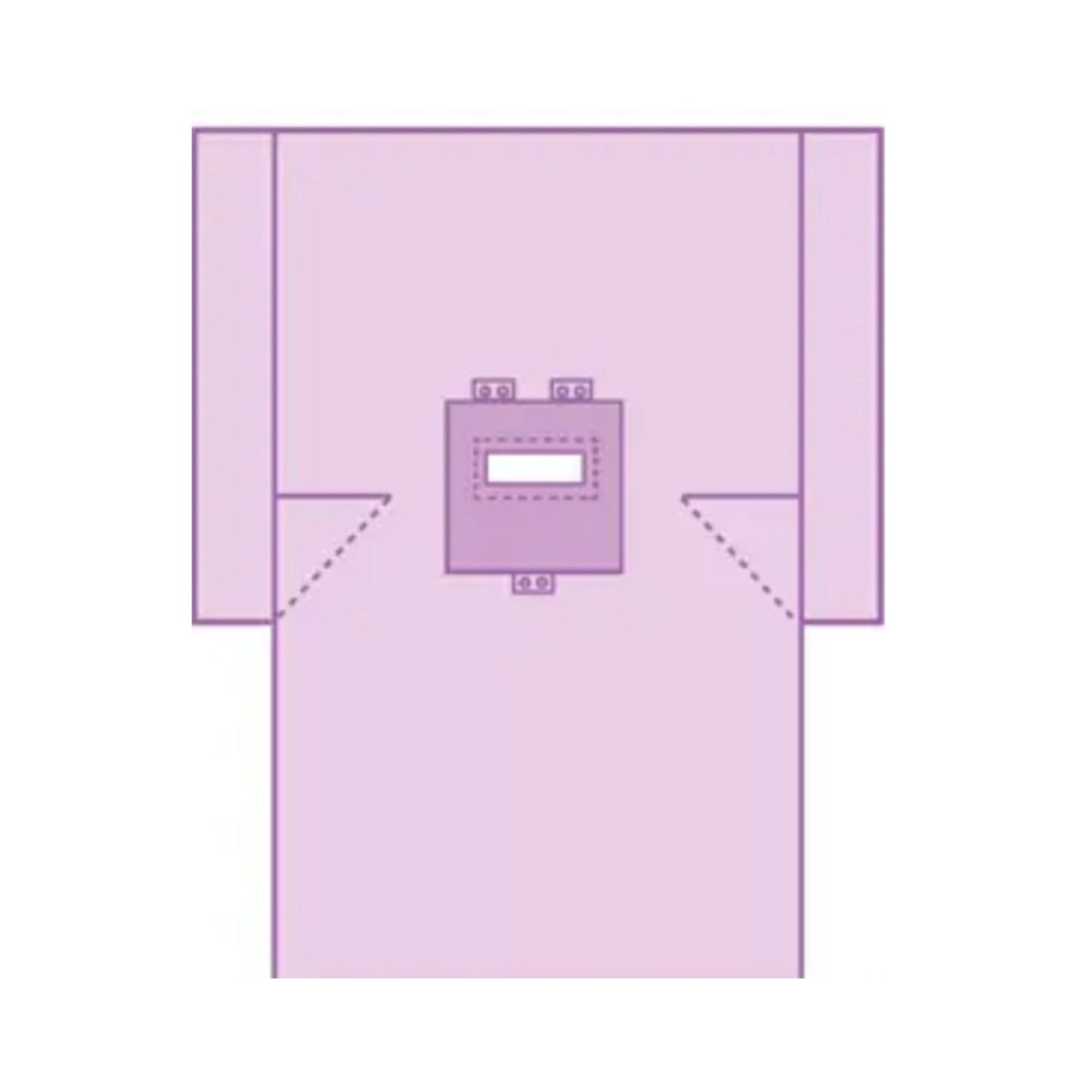 Abdominal Drape Transverse Laparotomy Drape 100 W X 77 W X 122 L Inch Sterile