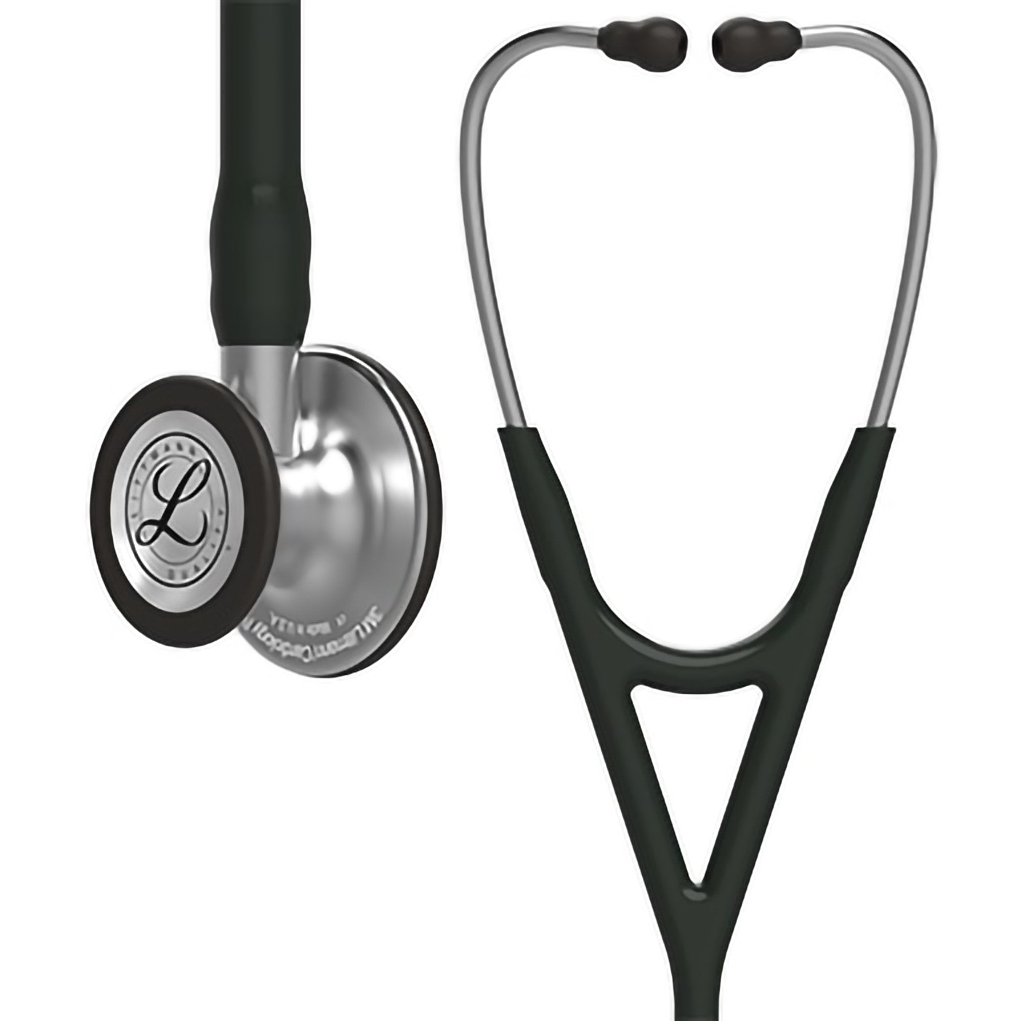 Cardiology Stethoscope 3M Littmann Cardiology IV Black 1 Tube 22 Inch Tube Convertible Chestpiece
