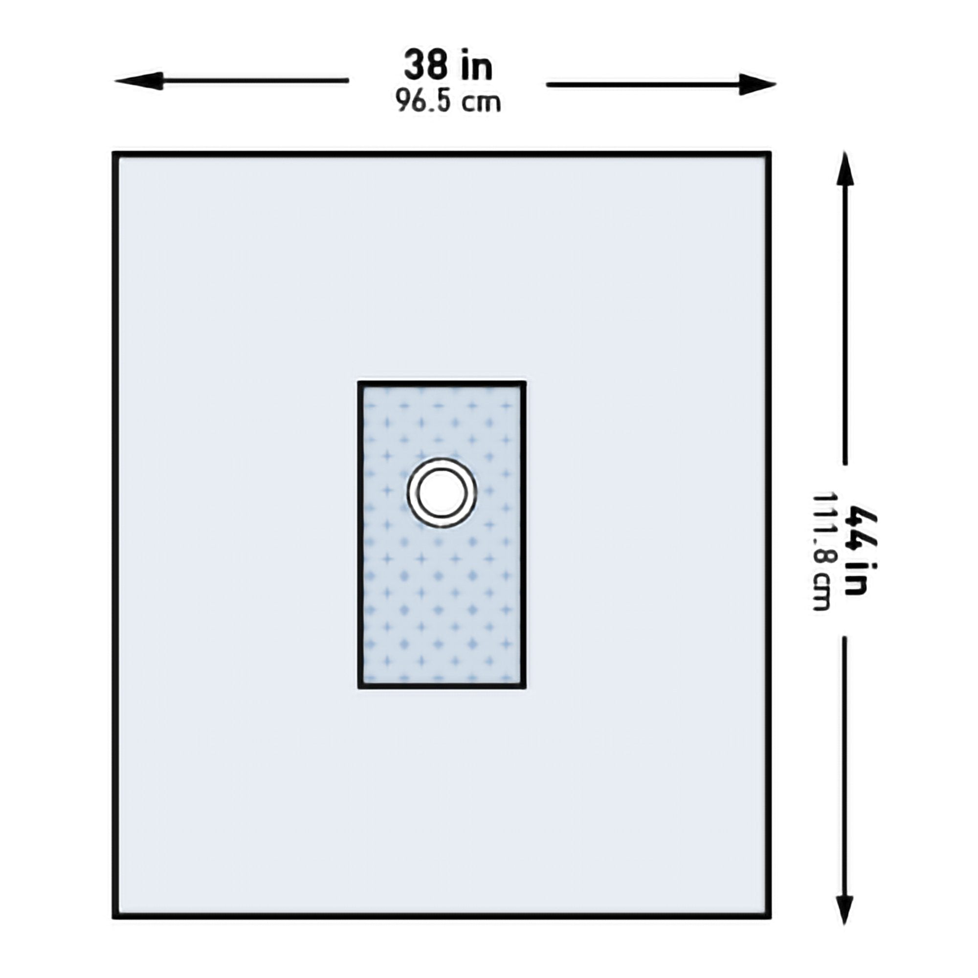 Cardiovascular Drape McKesson Brachial Angiography Drape 38 W X 44 L Inch Sterile