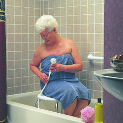Carex shower chair with adjustable height