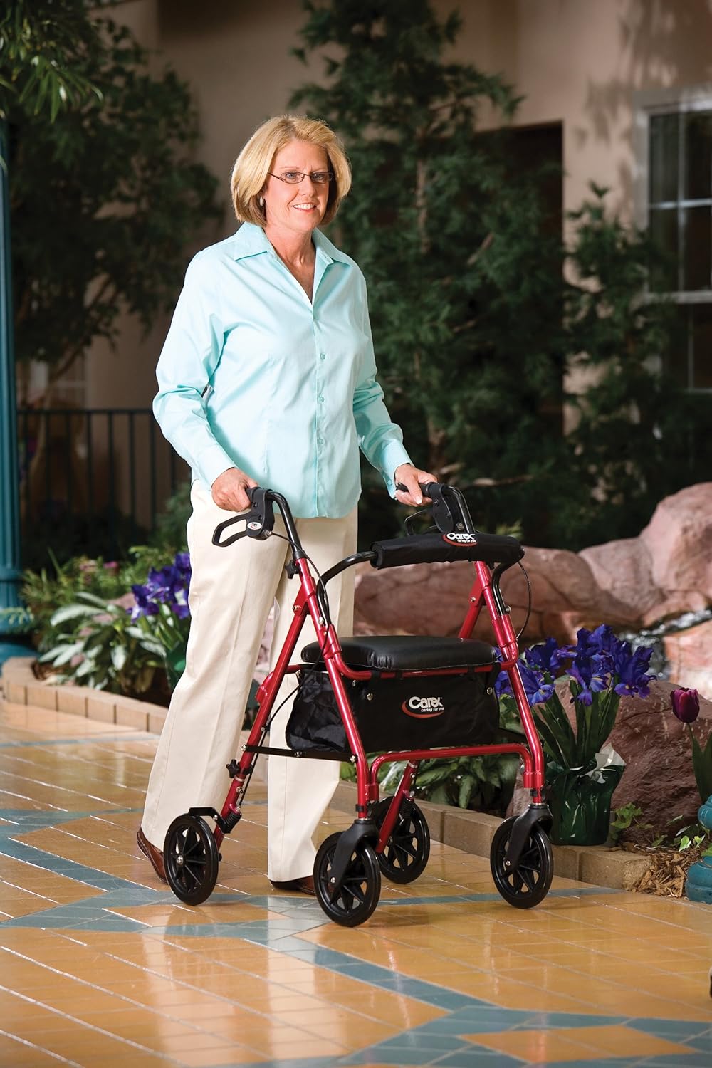 carex classics steel rollator