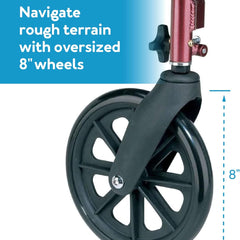 carex classics steel rollator