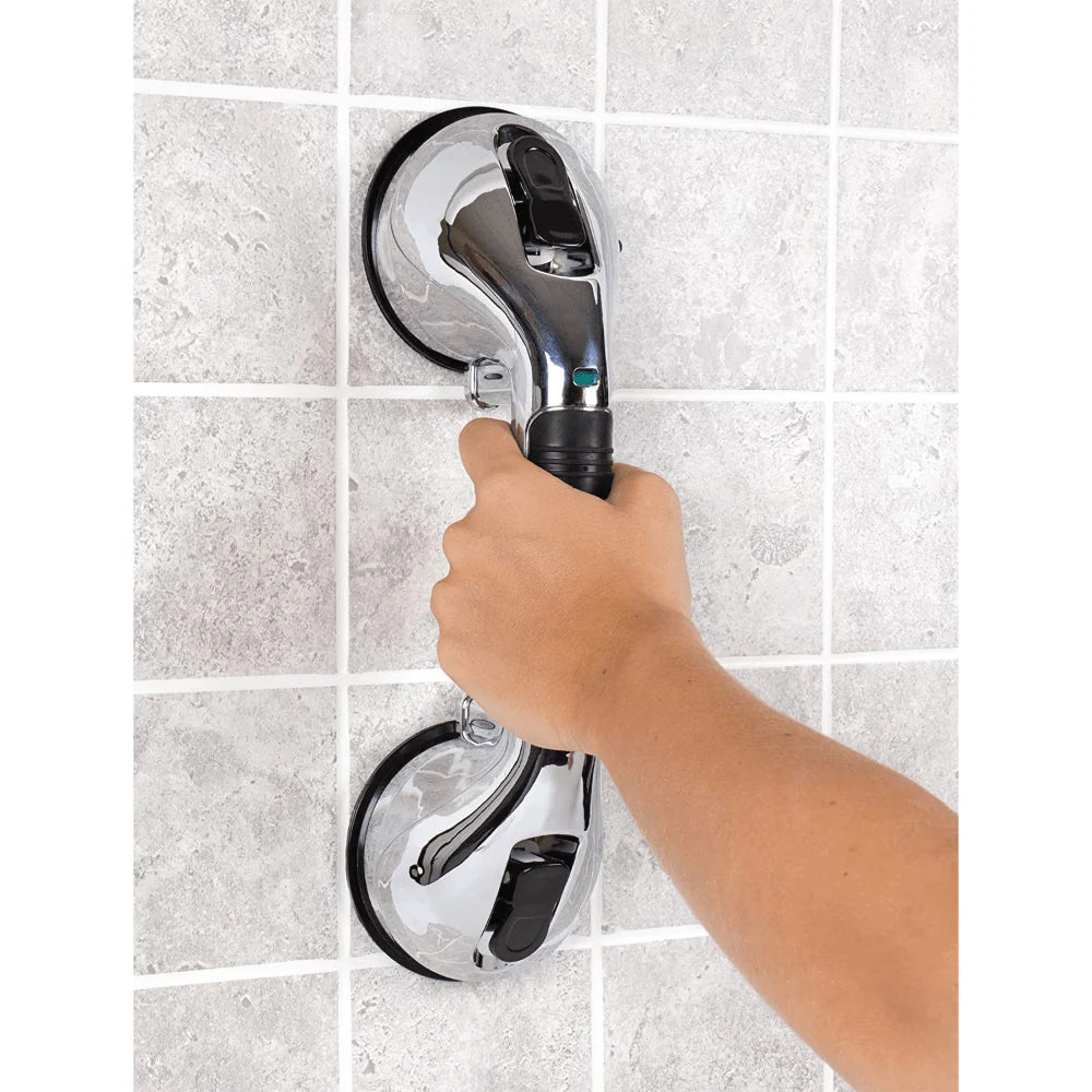 Carex Chrome Ultra Grip Bath Handle (12")
