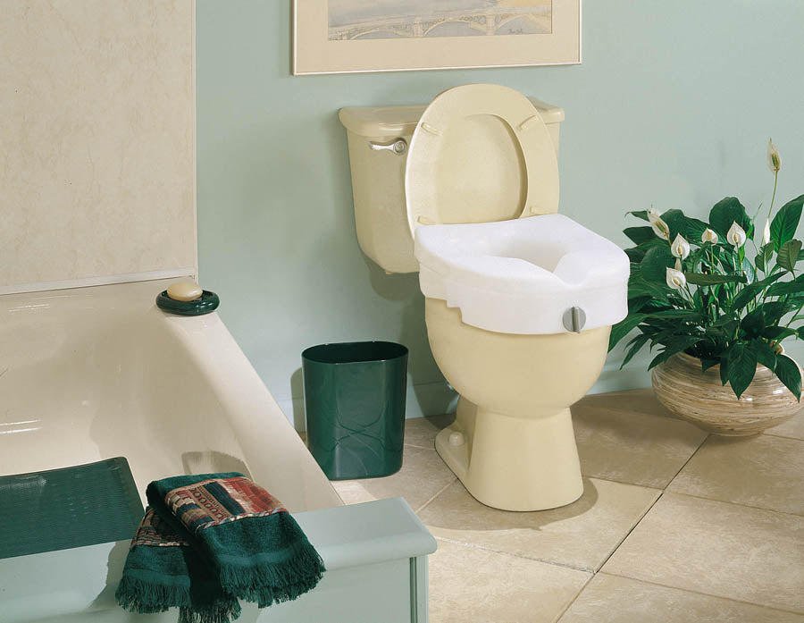 carex e z lock raised toilet seat 1