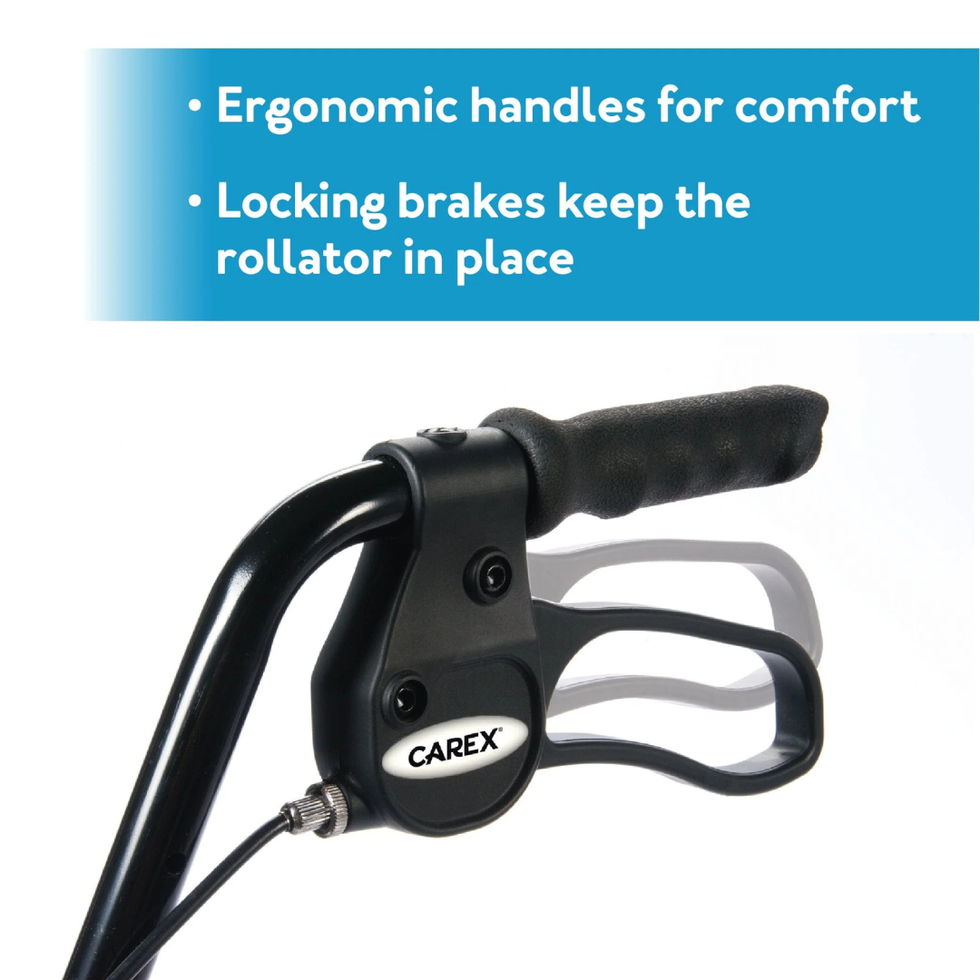 carex step n rest rolling walker