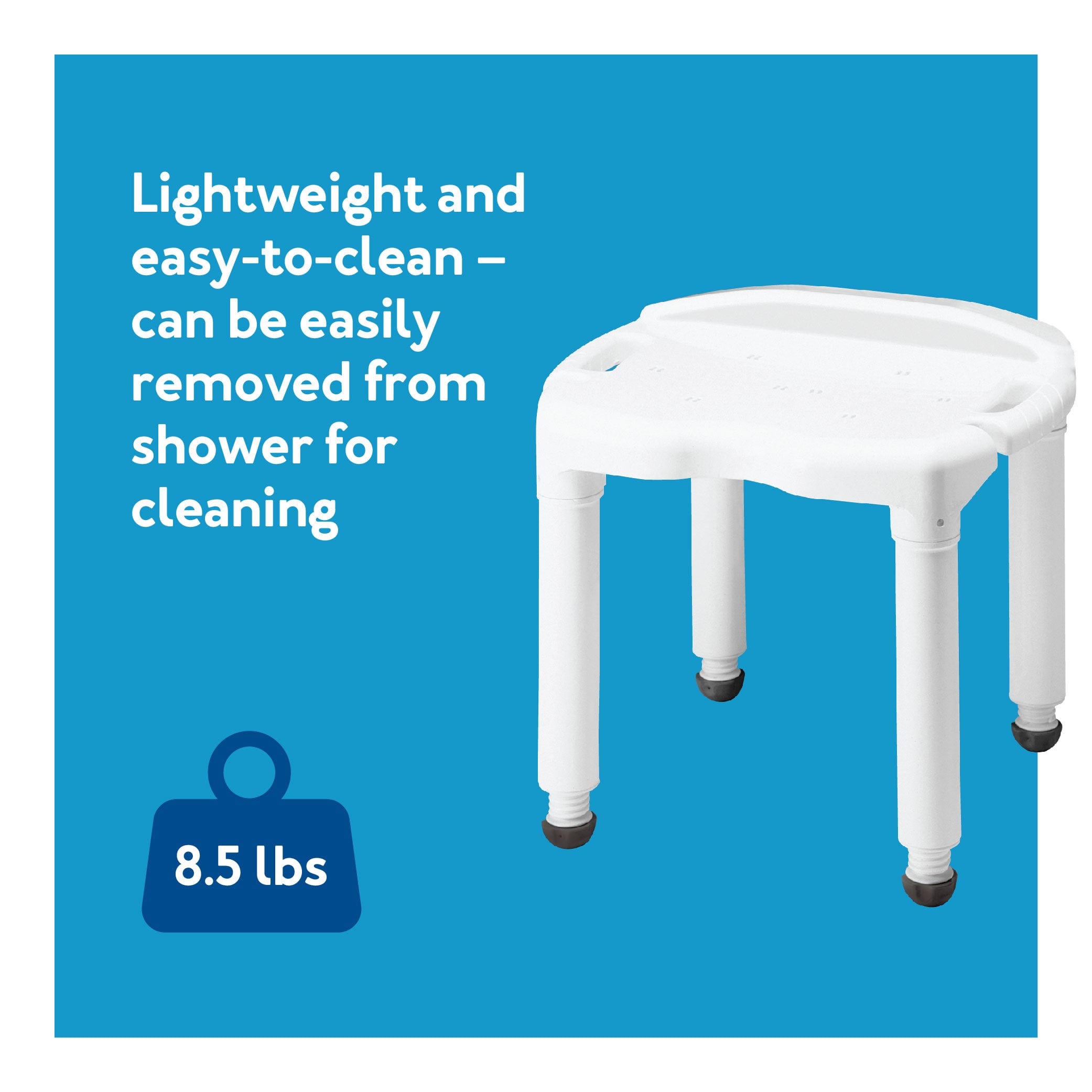 carex universal bath seat without back