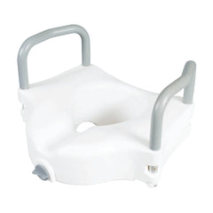 Carex Classics Raised Toilet Seat with Armrests