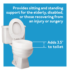 Carex Toilet Seat Elevator - Elongated