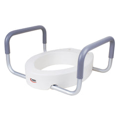 Carex Toilet Seat Elevator with Handles - Elongated