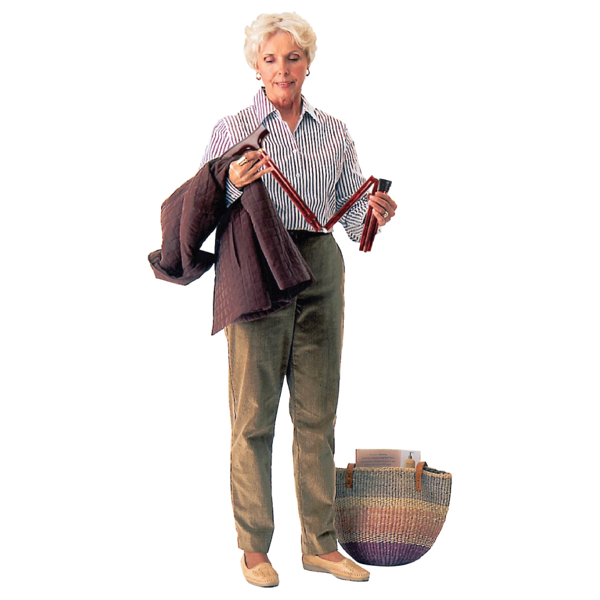 Designer Folding Cane - Black