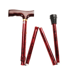 Designer Folding Cane - Black