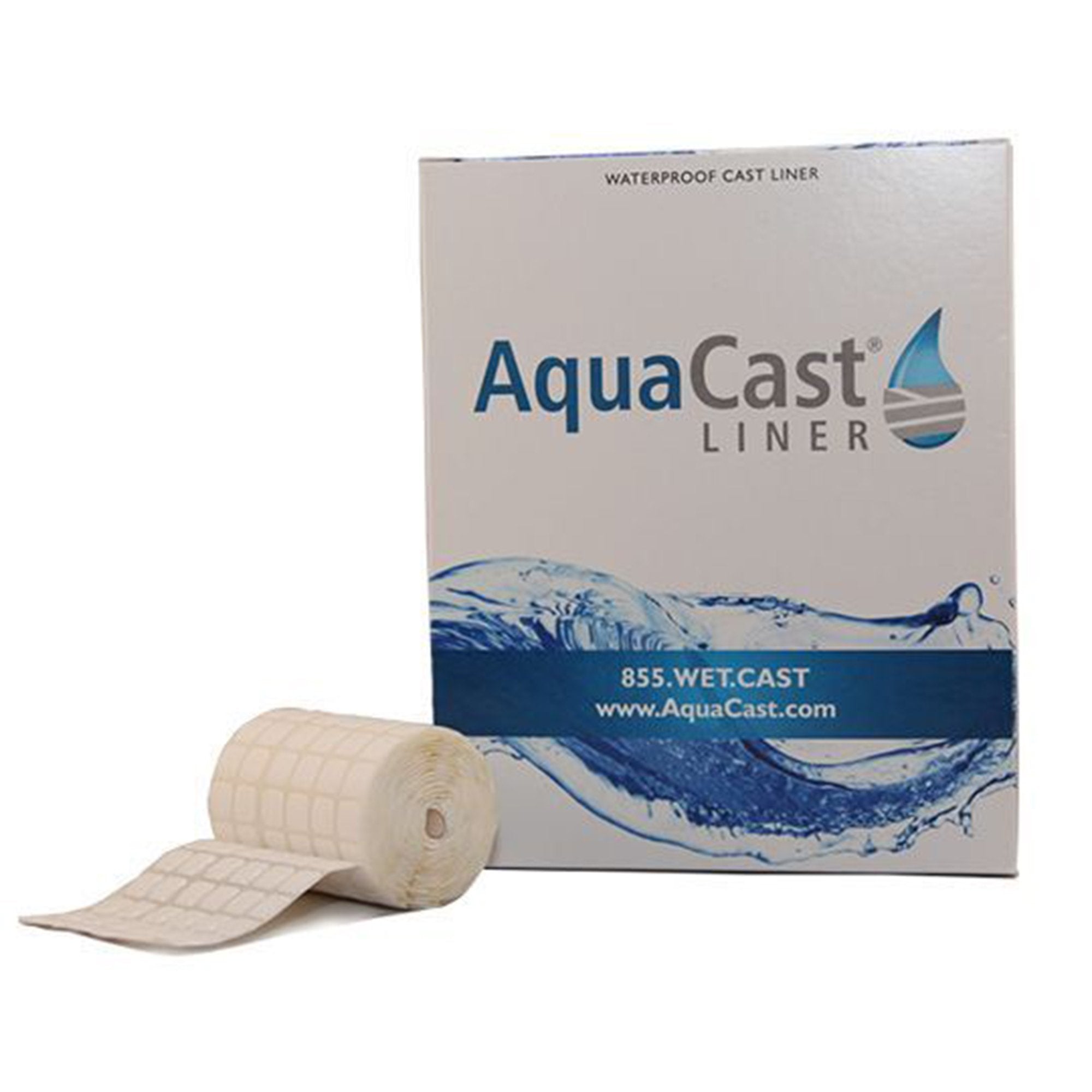 Cast Padding Adhesive / Waterproof AquaCast 2 Inch X 1.8 Yard PTFE NonSterile