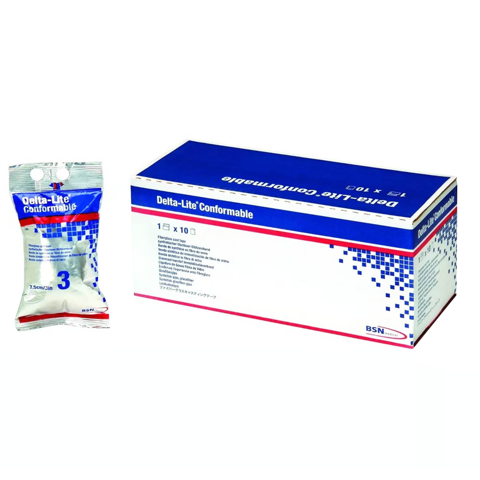 Cast Tape Delta Lite Conformable 4 Inch X 12 Foot Fiberglass White