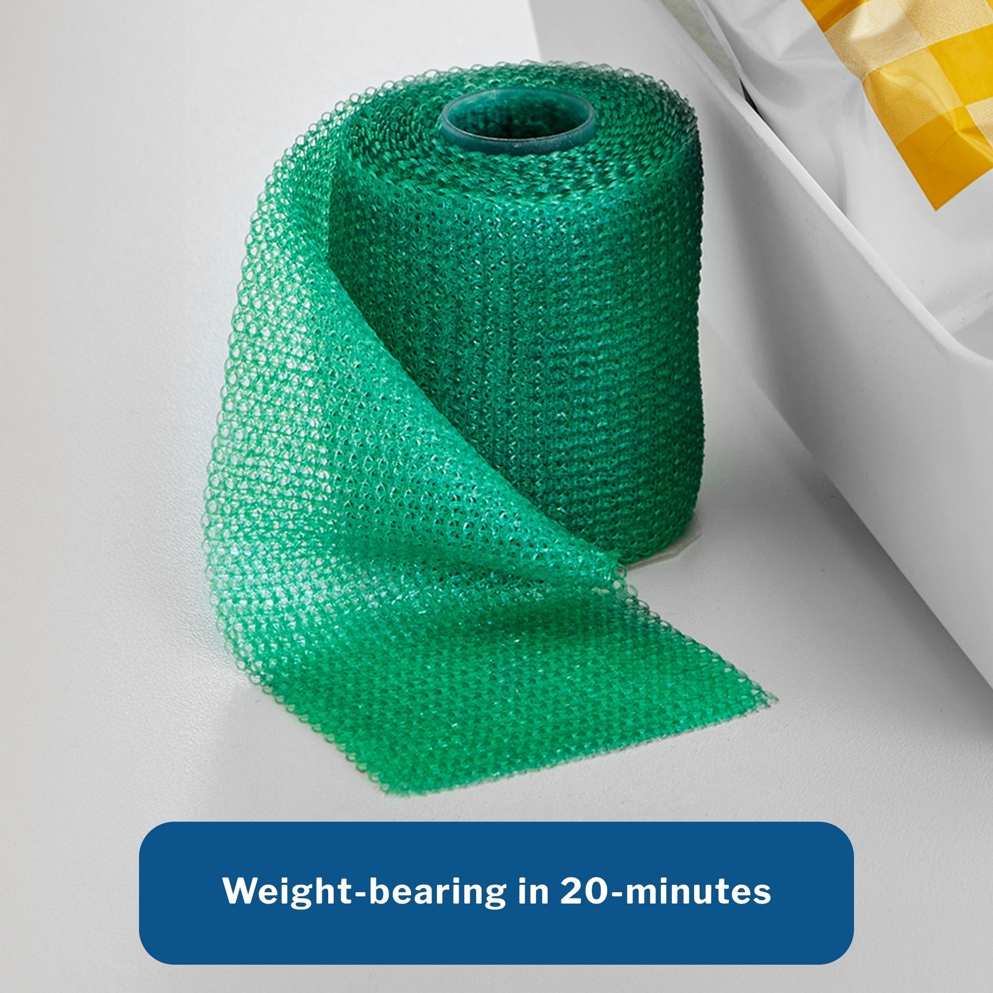 cast tape mckesson 2 inch x 12 foot fiberglass green packaging type box