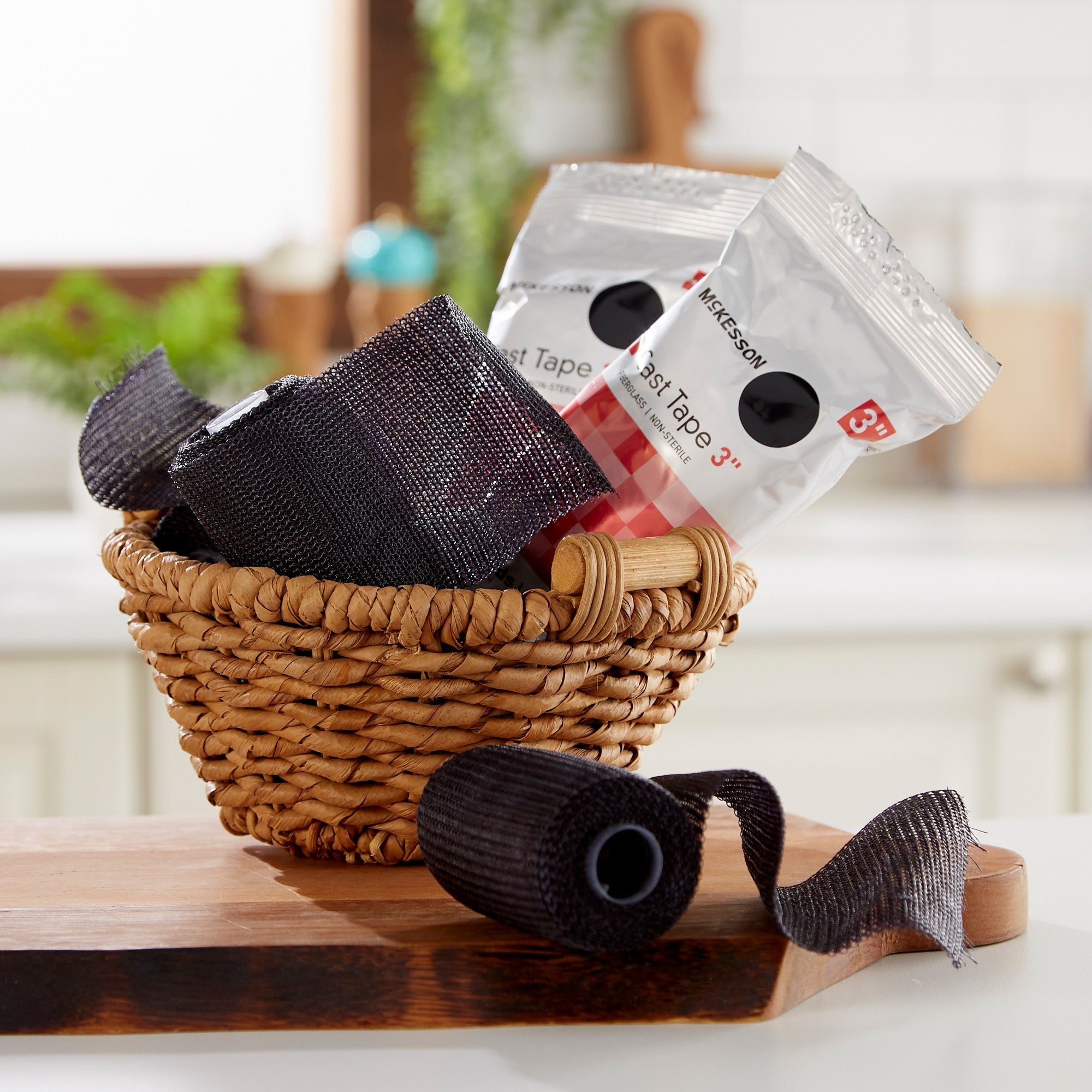 cast tape mckesson 3 inch x 12 foot fiberglass black packaging type box