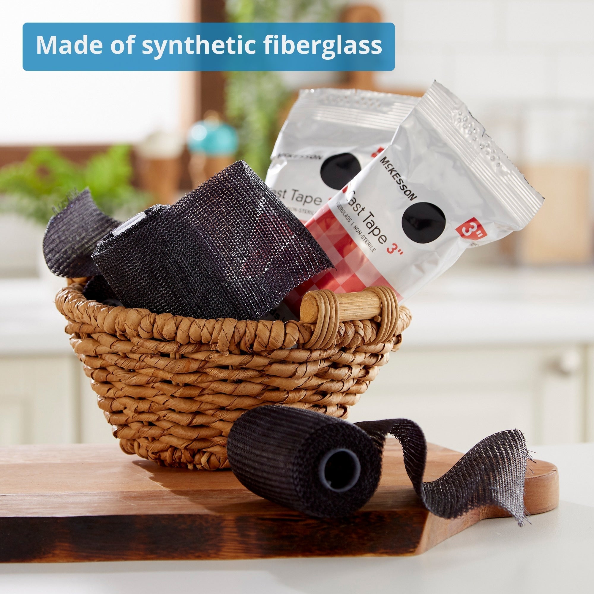 cast tape mckesson 3 inch x 12 foot fiberglass black packaging type box