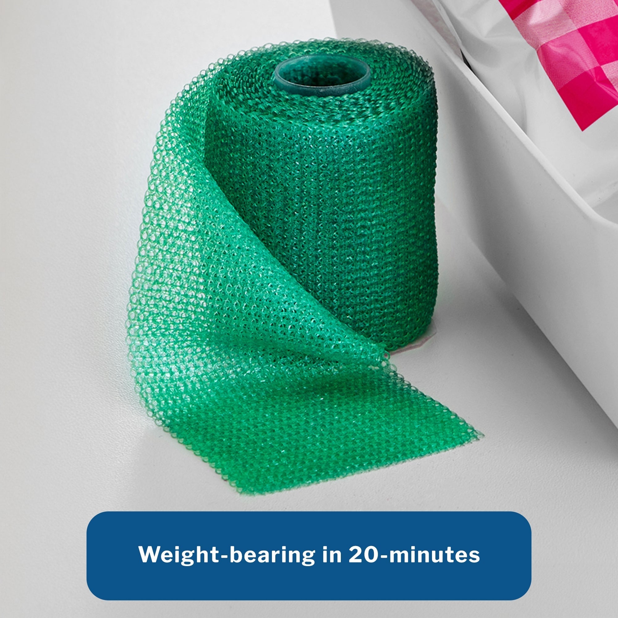 cast tape mckesson 3 inch x 12 foot fiberglass green packaging type box