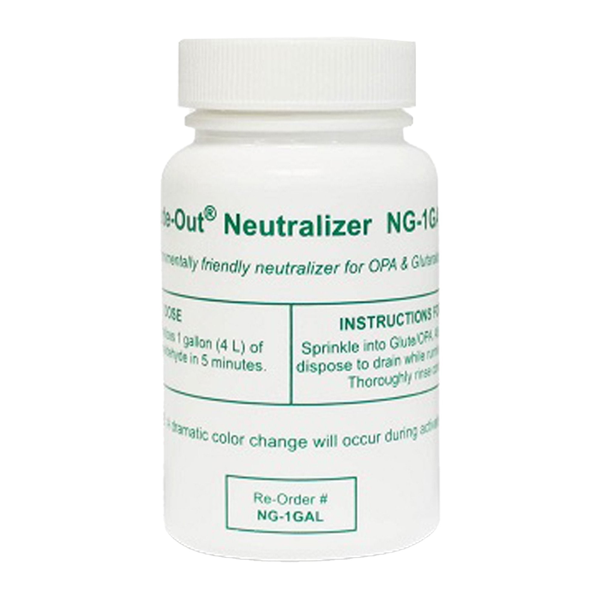 OPA / Glutaraldehyde Neutralizer Glute-Out RTU Powder 2 oz. Bottle Single Use