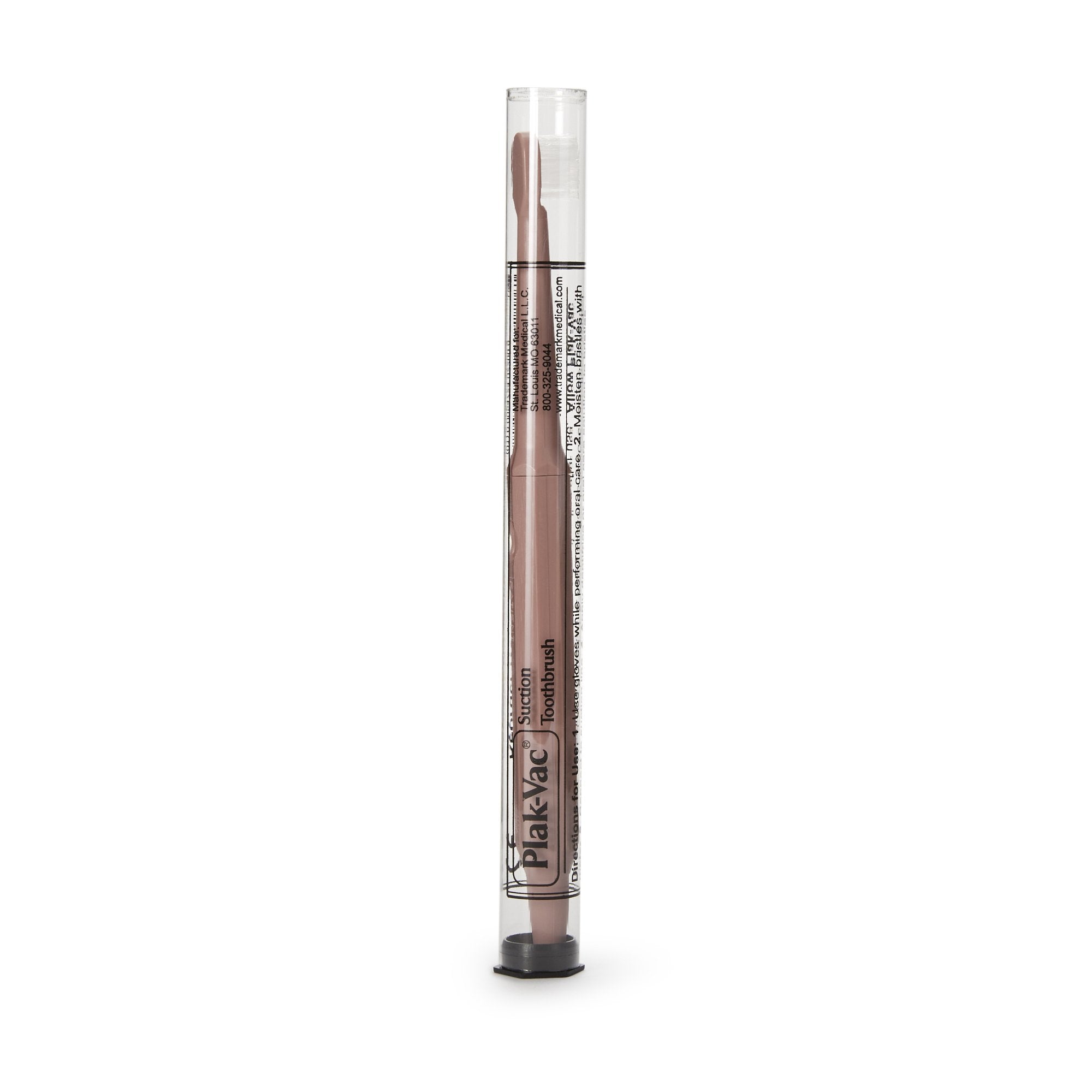 Suction Toothbrush Plak-Vac Pink Adult Soft