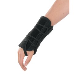 Wrist Brace Apollo Universal Aluminum / Foam Right Hand Black One Size Fits Most
