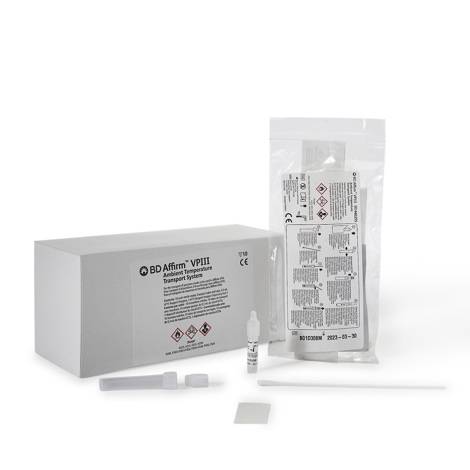 Specimen Collection and Transport Kit BD Affirm VPIII 0.3 mL Collection Tube Sterile