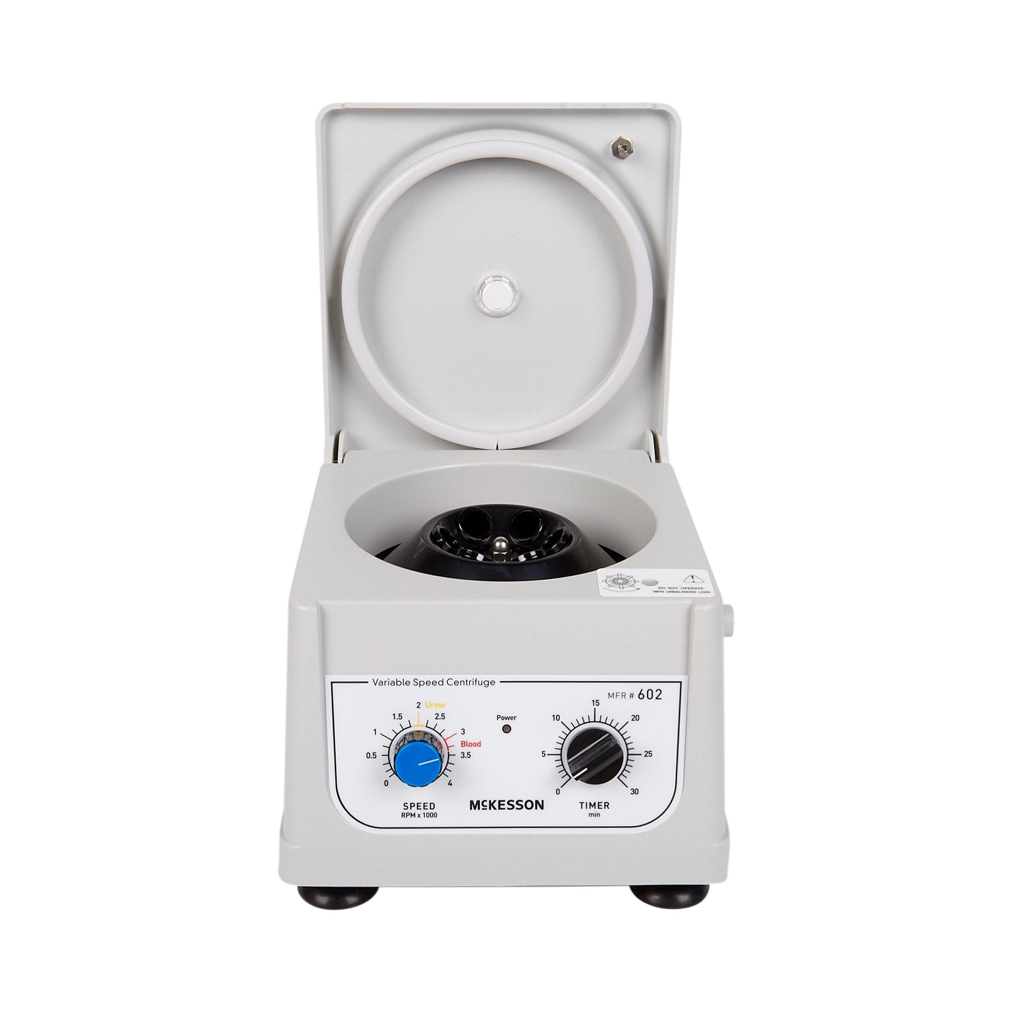 Centrifuge McKesson 6 Place Fixed Angle Rotor Variable Speed up to 4,000 RPM