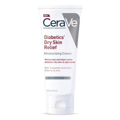 Hand and Body Moisturizer CeraVe Diabetics' Dry Skin Relief 8 oz. Tube Unscented Cream