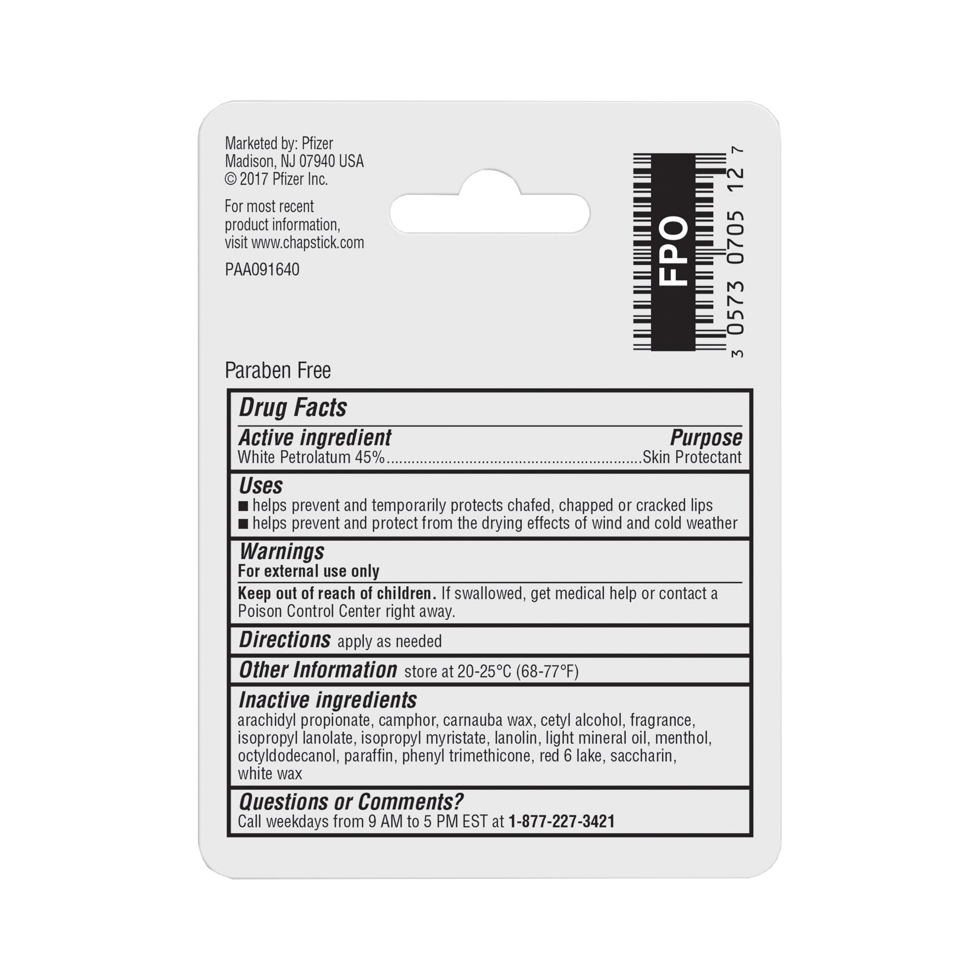 chapstick cherry lip balm 0 15 ounce tube chapstick lip balm mk1112453ea