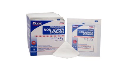 clinisorb sterile nonwoven sponge 2 x 2 inch 4 ply clinisorb nonwoven sponge mk387554bx