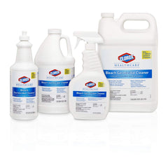 clorox healthcare bleach surface disinfectant cleaner germicidal trigger spray liquid 32 oz bottle fruity floral bleach scent nonsterile